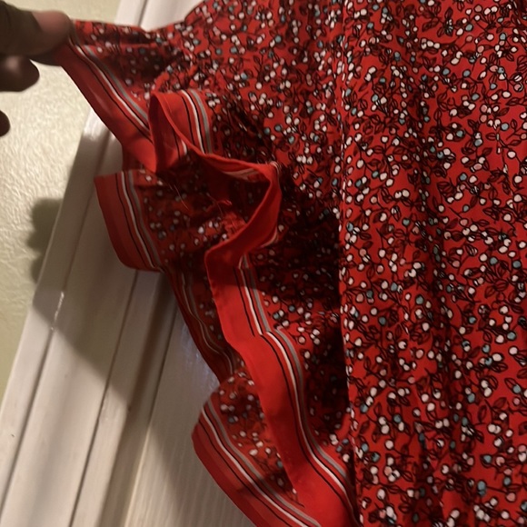 Max Studio Short Sleeve Floral Print Crepe Midi Dress  Size Medium (Size L) - Picture 2 of 4